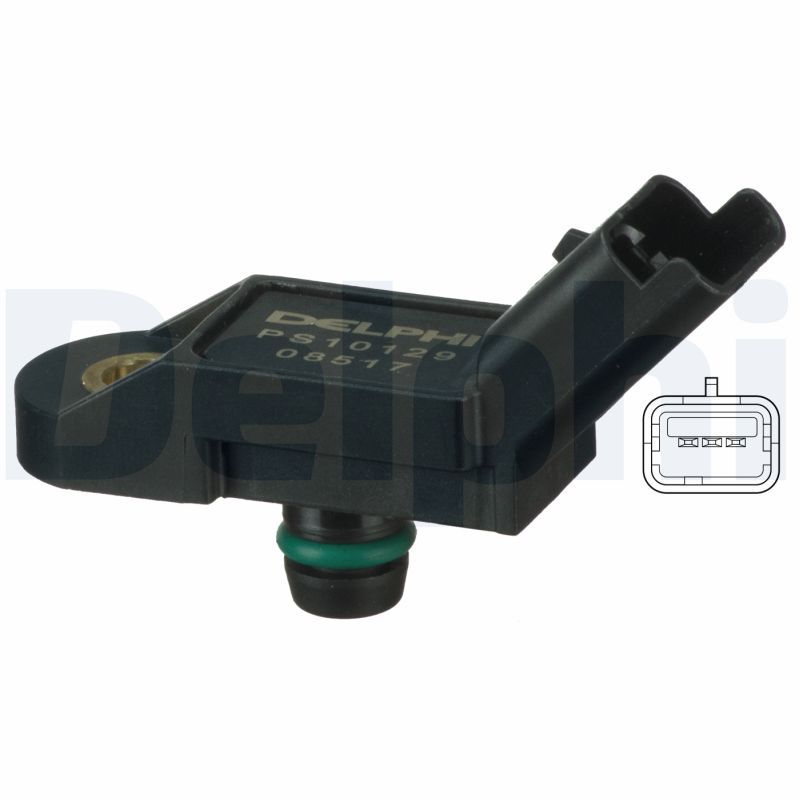 Capteur de pression de suralimentation — Delphi PS10129