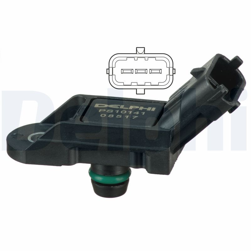 Capteur de pression de suralimentation — Delphi PS10141