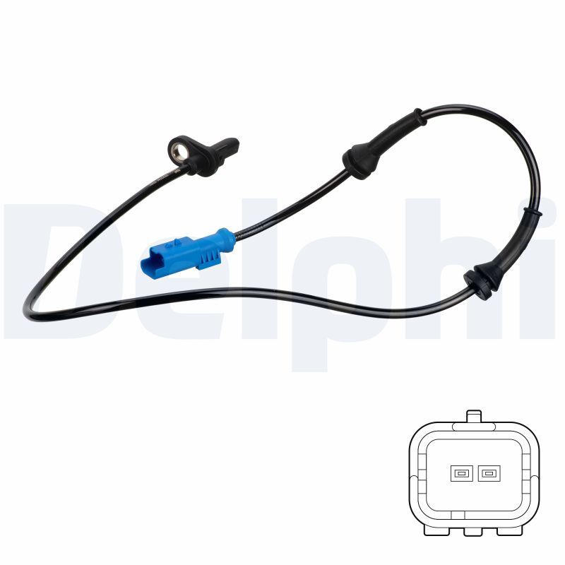 Capteur de vitesse de roue ABS — Delphi SS20744