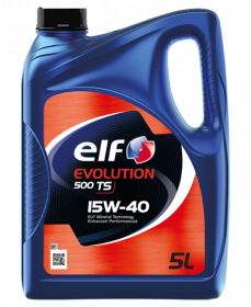 Huile moteur ELF Evolution 500 TS 15W-40 — 5 L — vue 1