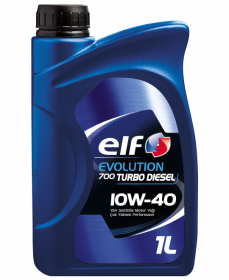 Huile moteur ELF Evolution 700 Turbo Diesel 10W-40 — 1 L — vue 1