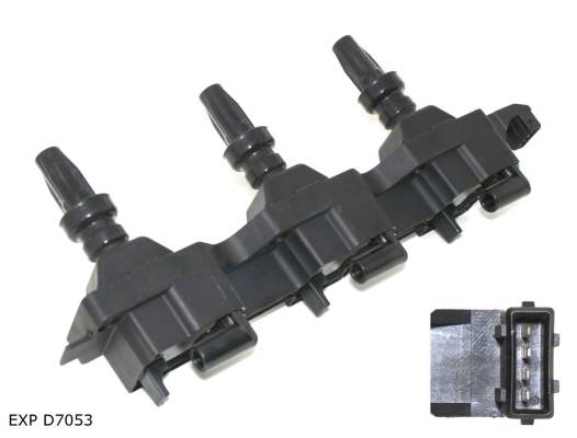 Rampe de bobines d’allumage — Citroën, Peugeot et Renault 3.0 V6 24V ES9J4 à partir de 1997 — EXP D7053 — vue 2