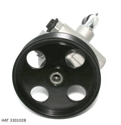 Pompe de direction assistée — Peugeot 306 1.9 D et TD sans climatisation, poulie 114 mm, 3 trous — HAT 3301028 — vue 3