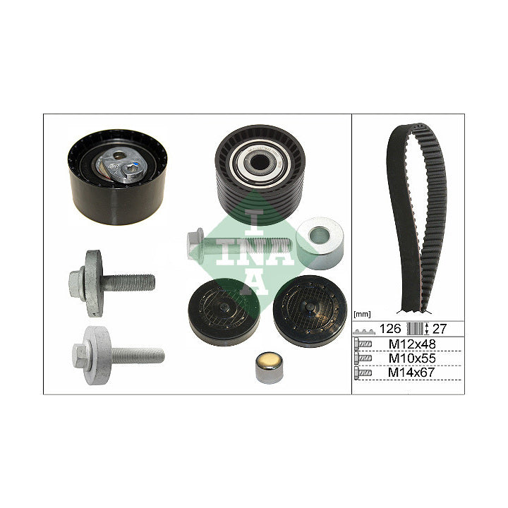Kit de distribution par courroie INA 530063810