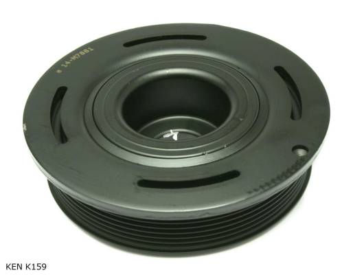 Poulie de vilebrequin — Renault 2.2 et 2.5 dCi, 7PK, avec flasque — KEN K159 — vue 2