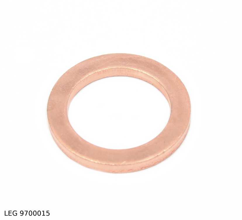 Joint d’injecteur en cuivre 14 × 20 × 2 mm pour Citroën et Peugeot — LEG 9700015 — vue 1