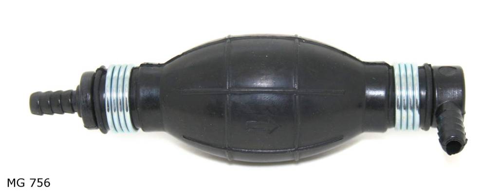 Poire d’amorçage de carburant — Citroën, Peugeot et Renault, raccords coudés, diamètre 8 mm — MG 756 — vue 1