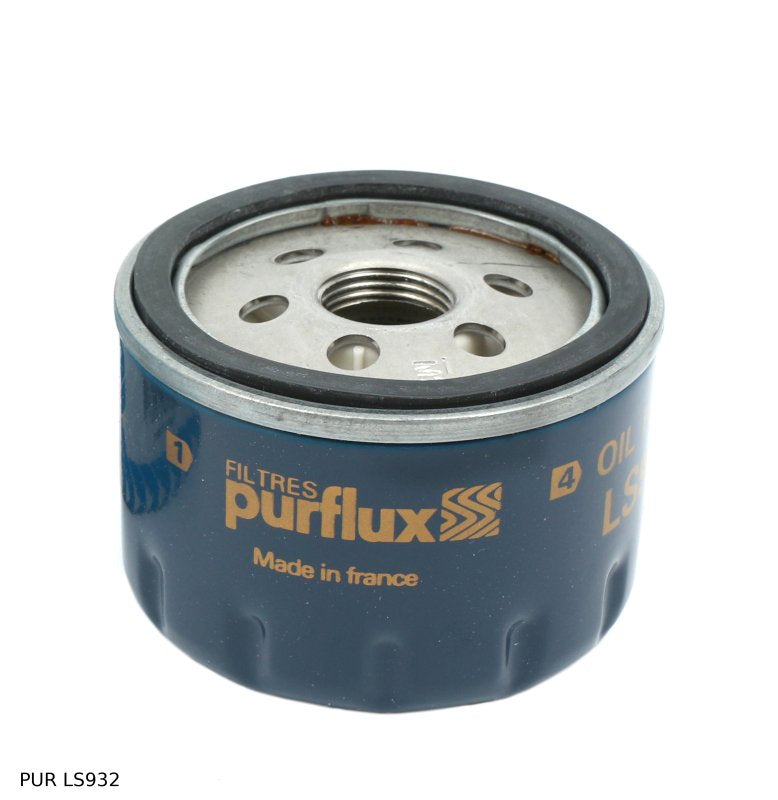 Filtre à huile Purflux LS932 pour Renault 1.4, 1.5 dCi et 2.0 — PUR LS932 — vue 1
