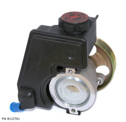 Pompe de direction assistée pour Citroën et Peugeot, avec réservoir et poulie 114 mm, 2 trous — PW B122TA1 — vue 4