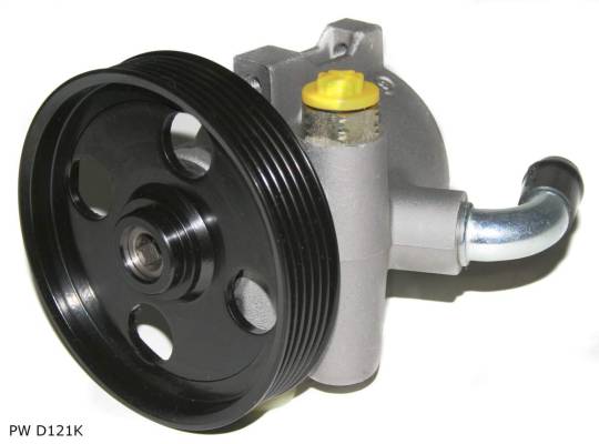 Pompe de direction assistée pour Peugeot 306 1.9 D / TD sans climatisation, poulie 114 mm, 3 trous — PW D121K — vue 1