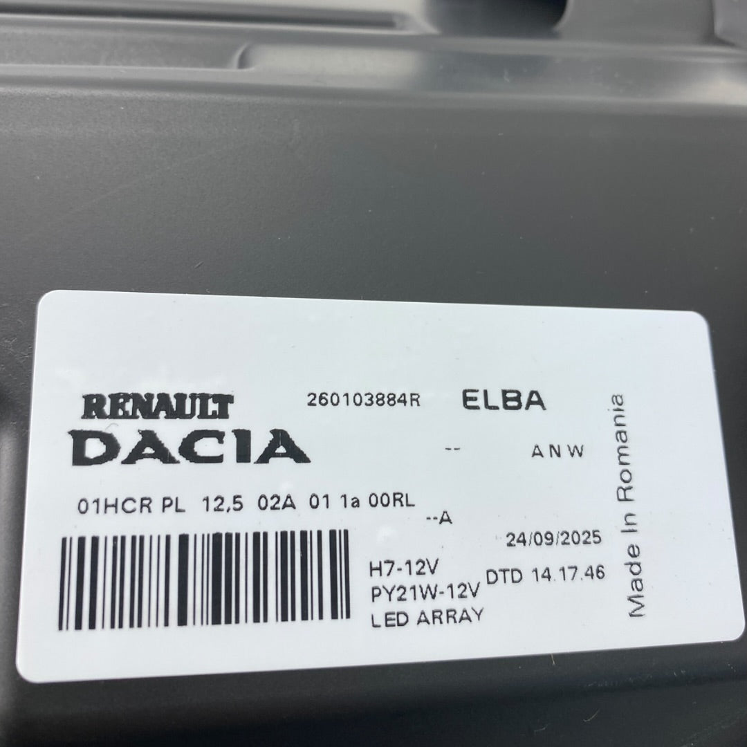 Projecteur avant droit pour Dacia Jogger, Sandero III et Logan III — vue 14