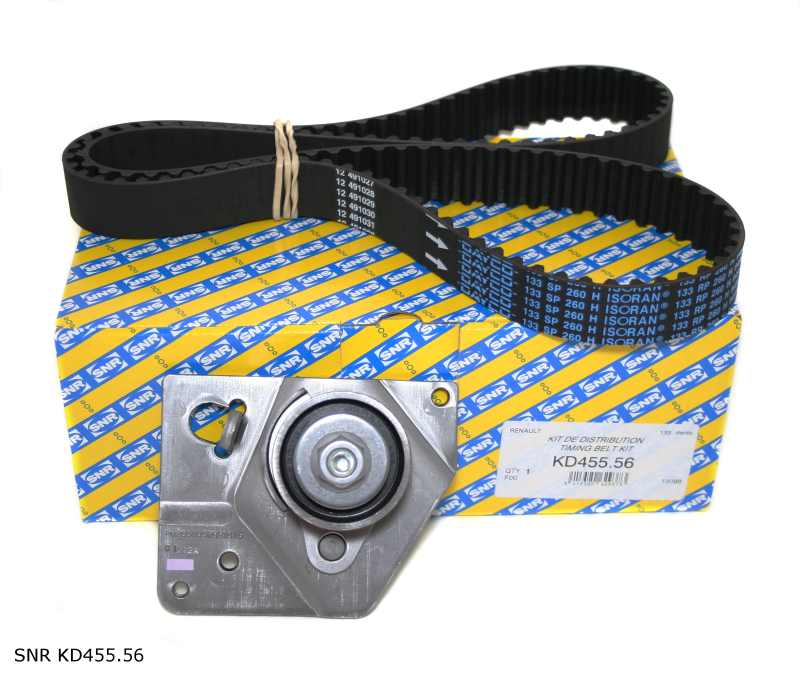 Kit de distribution — Renault Mégane 1.9 dCi à partir de 2002 et Laguna à partir de 2005 — SNR KD455.56 — vue 2