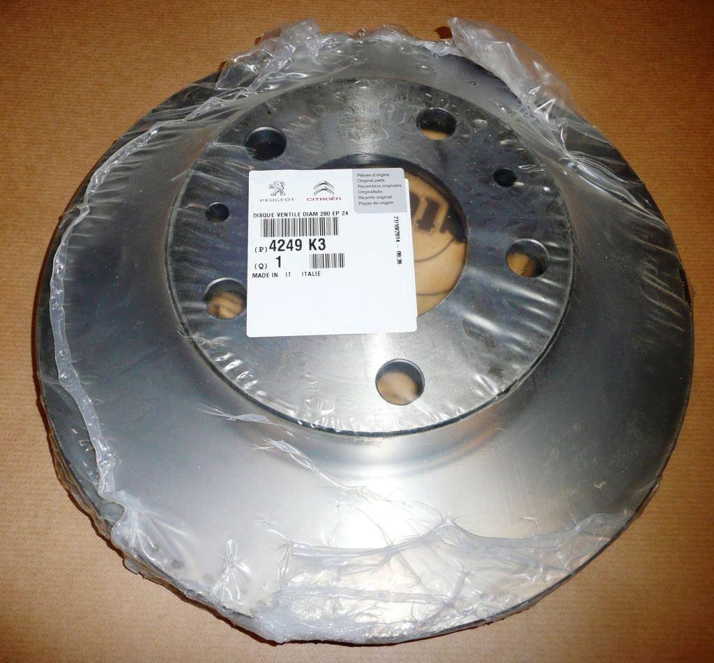 DISQUE DE FREIN.CITROEN JUMPER III,PEUGEOT BOXER III 4249.K3 4249K3.