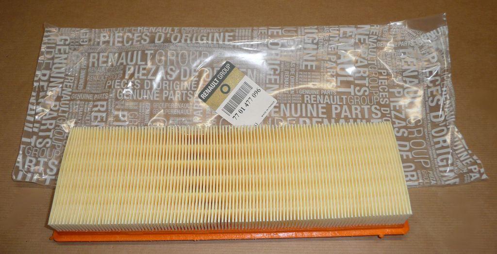 FILTRE A AIR.RENAULT CLIO II,KANGOO,MEGANE 1.9 7701477096.
