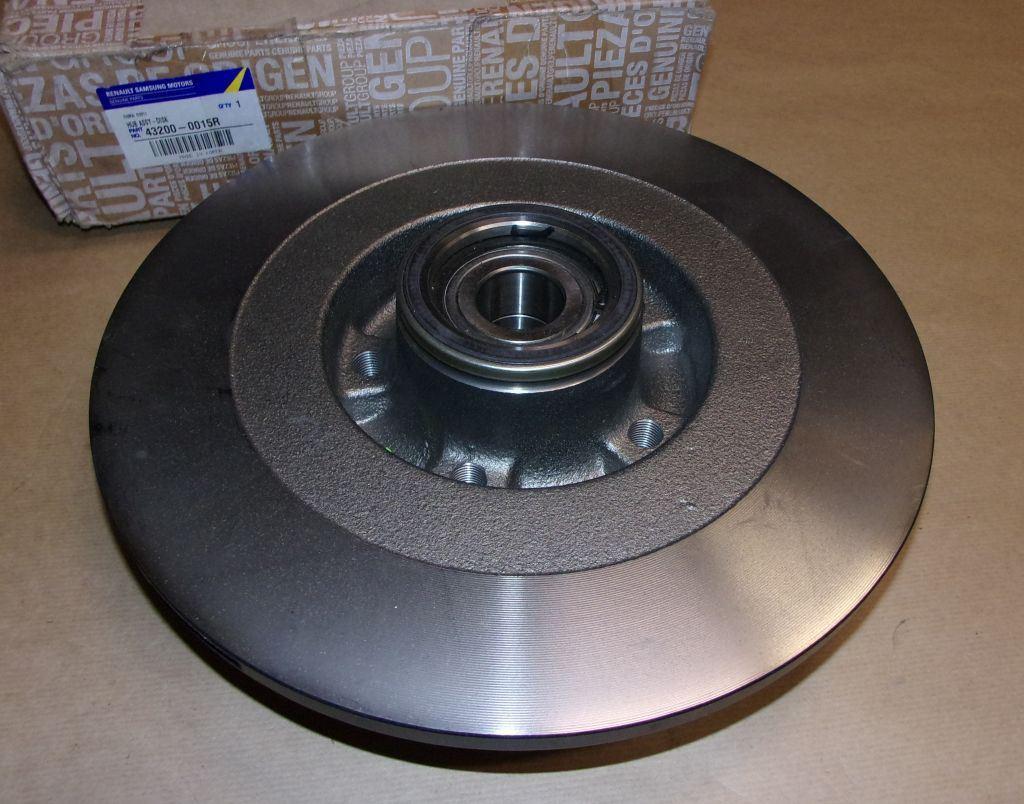 DISQUE DE FREIN.RENAULT LAGUNA III ARRIERE 432000015R.