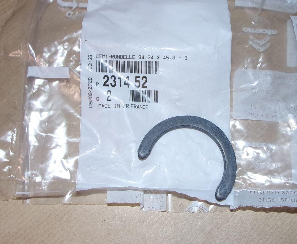 SEGMENT D'ARRET ROULEMENT BVM.CITROEN JUMPER I 2314.52 231452.