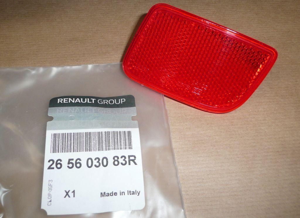 RÉFLECTEUR DE PARE-CHOC ARRIERE RENAULT MASTER 265603083R.