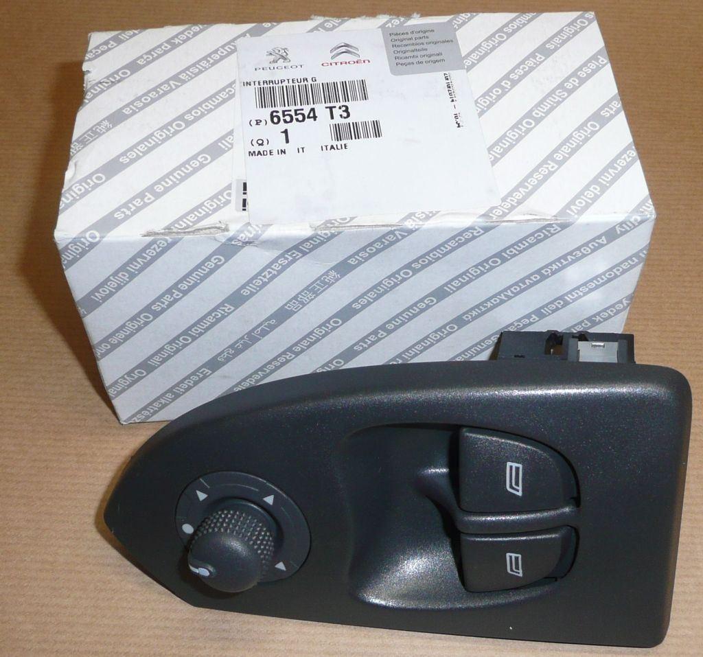 BOUTON LEVE.VITRE CITROEN JUMPER III 6554.T3 6554T3.