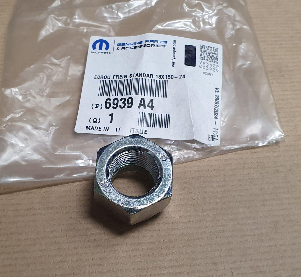 ECROU VIS AMORTISSEUR.CITROEN BERLINGO 6939.A4 6939A4.