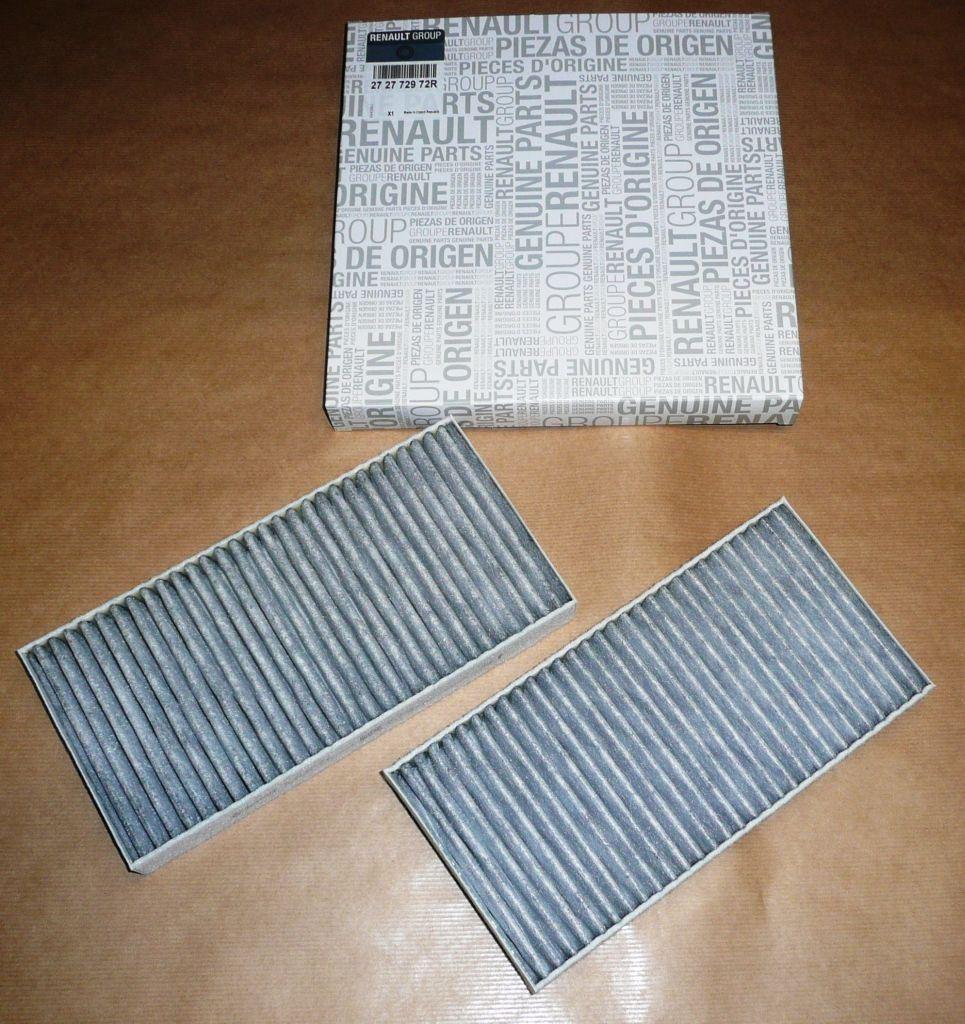 FILTRE D'HABITACLE RENAULT LAGUNA III 272772972R.