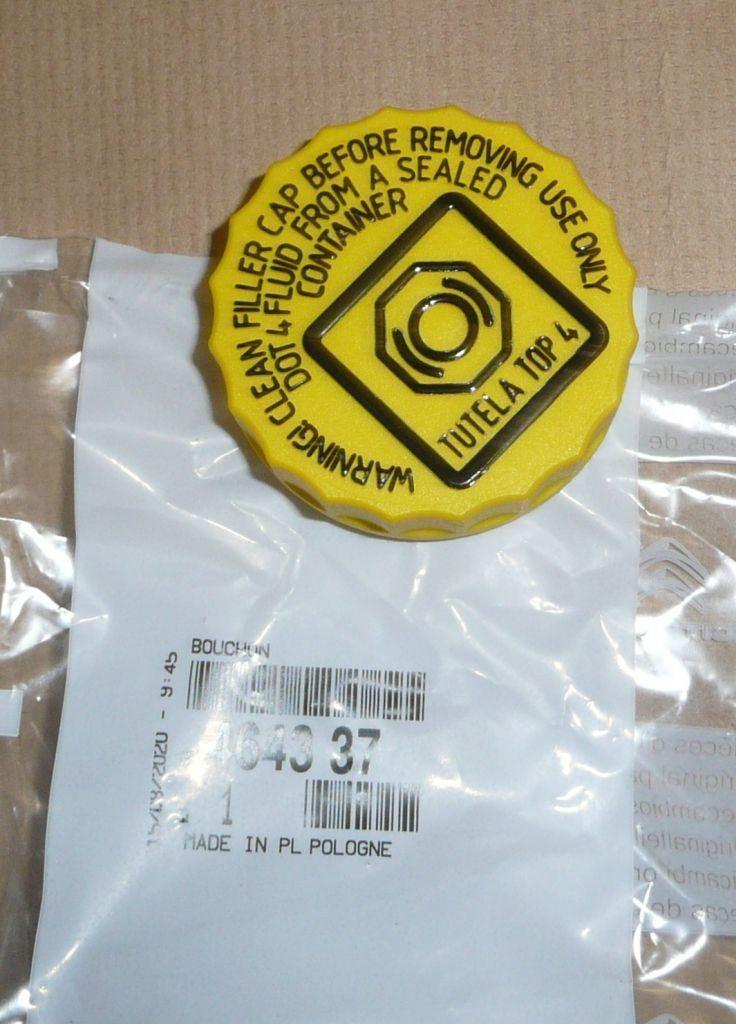 BOUCHON DU RÉSERV.DU LIQUIDE DE FREIN.C 4643.37 464337.