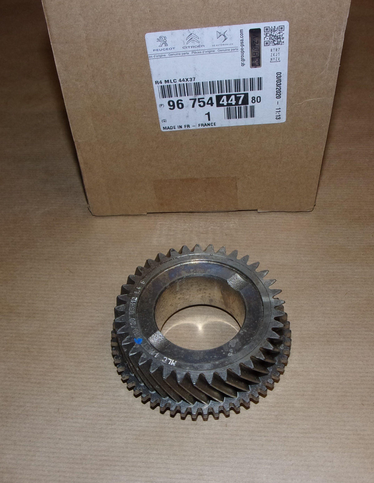 ROUE DENTÉE 3-4 VITESSE CITROEN BERLINGO III 9675444780.