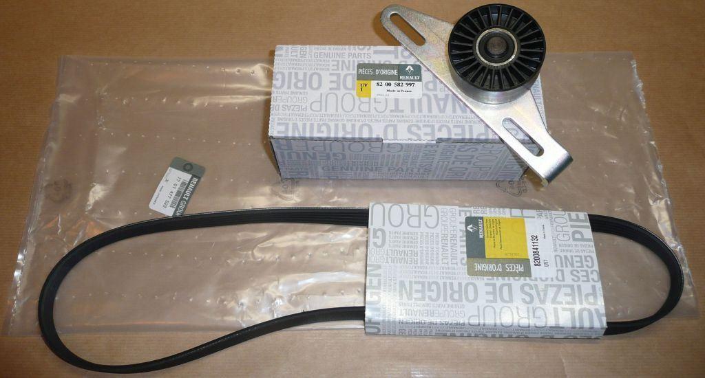 KIT DE COURROIE D'ACCESSOIRE.RENAULT CLIO II,M 7701477522.