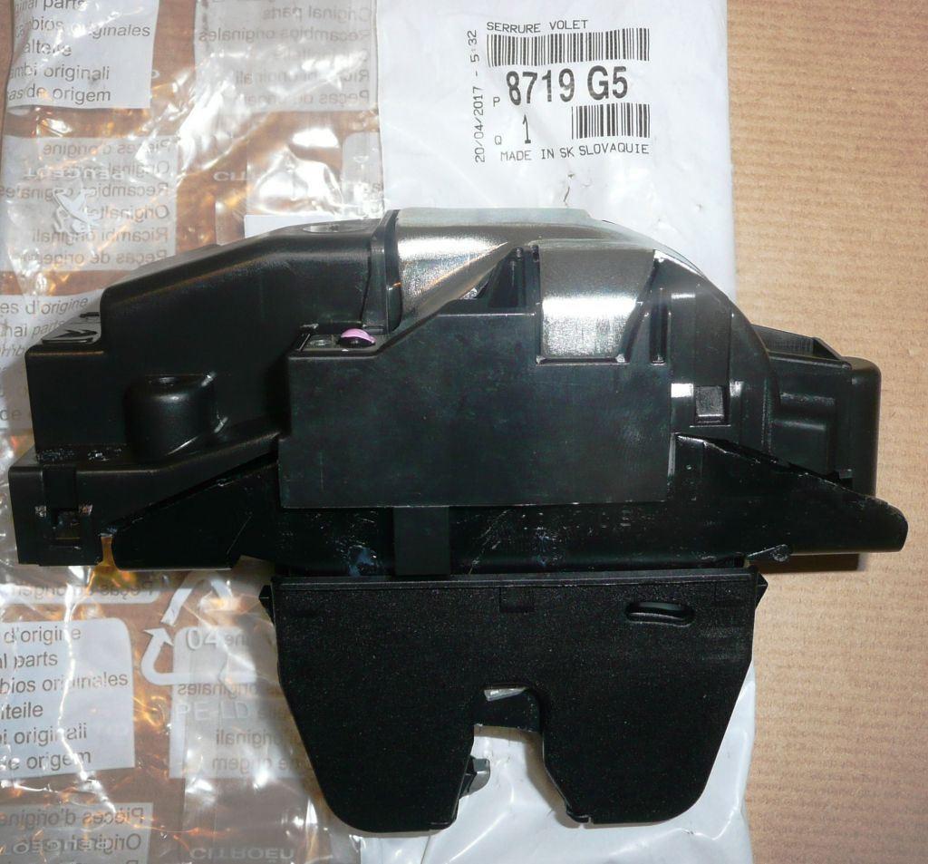 SERRURE DE COFFRE CITROEN C5 III,BERLINGO III 8719.G5 8719G5.