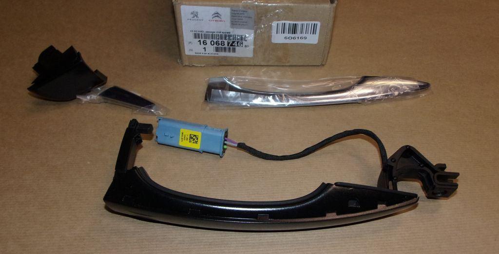 POIGNÉE EXTÉRIEURE.PEUGEOT 508 II ARRIERE DROI 1606874680.