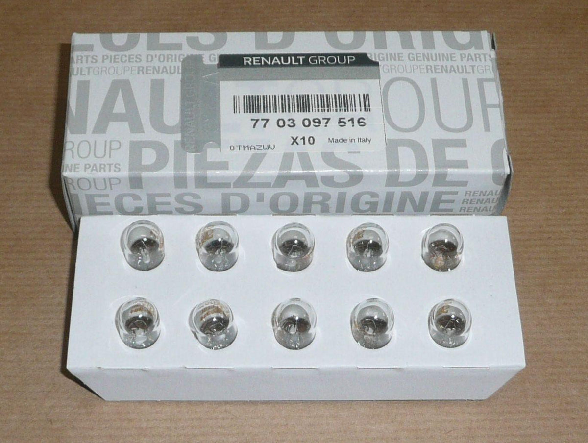 AMPOULE W5W 12V 5W RENAULT 7703097516.