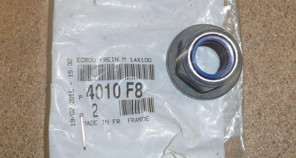 ECROU SYSTEME DE DIRECTION.CITROEN C5 III 4010.F8 4010F8.