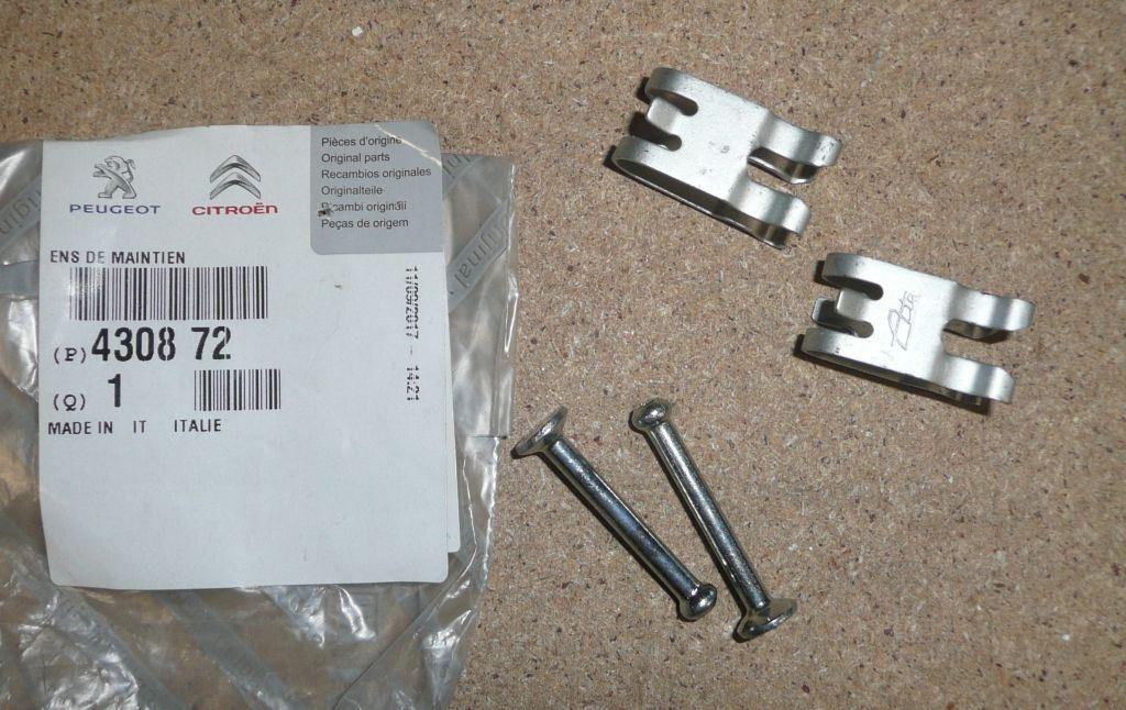 KIT FIXATION D'ETRIER DE FREIN A MAIN CITROEN 4308.72 430872.