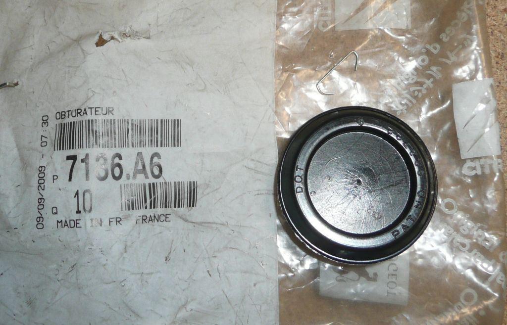 OBTURATEUR CITROEN BERLINGO II 7136.A6 7136A6.