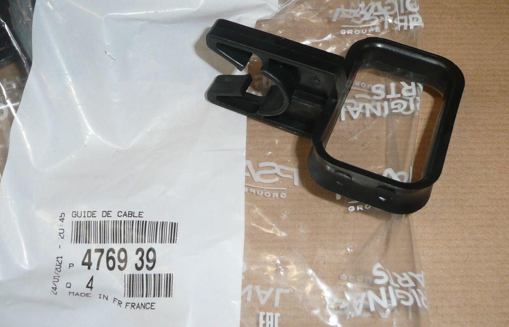 AGRAFFE CABLES FREIN A MAIN.CITROEN C5 III 4769.39 476939.