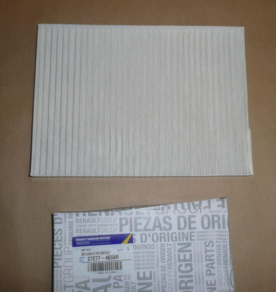 FILTRE D'HABITACLE RENAULT KOLEOS 2.0DCI/2.5 272774658R.