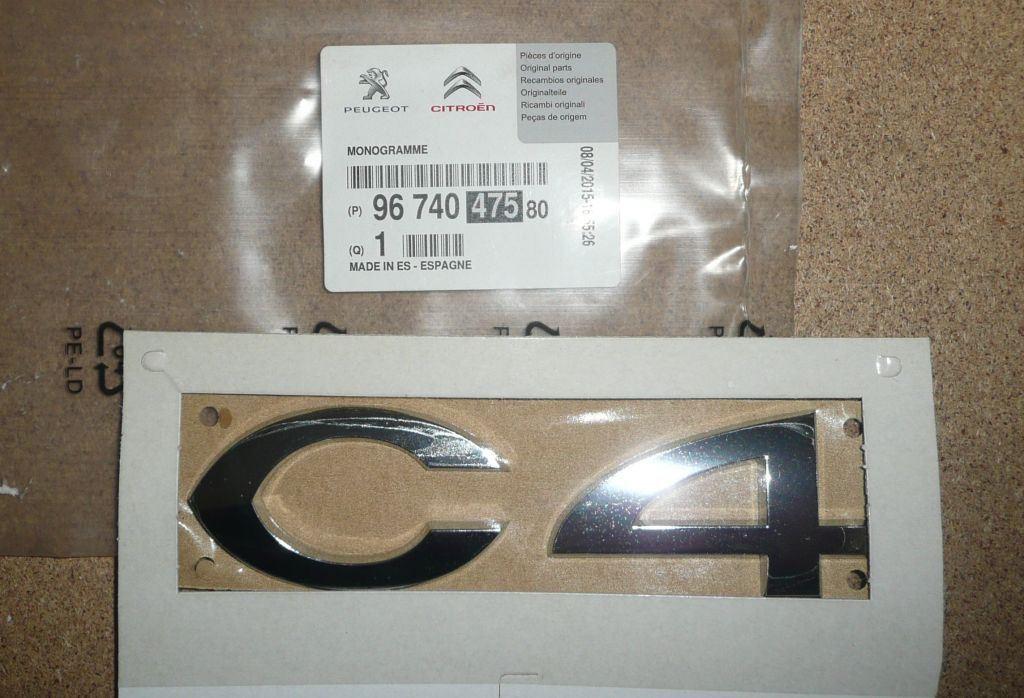 L'EMBLEME CITROEN C4 PICASSO 9674047580.