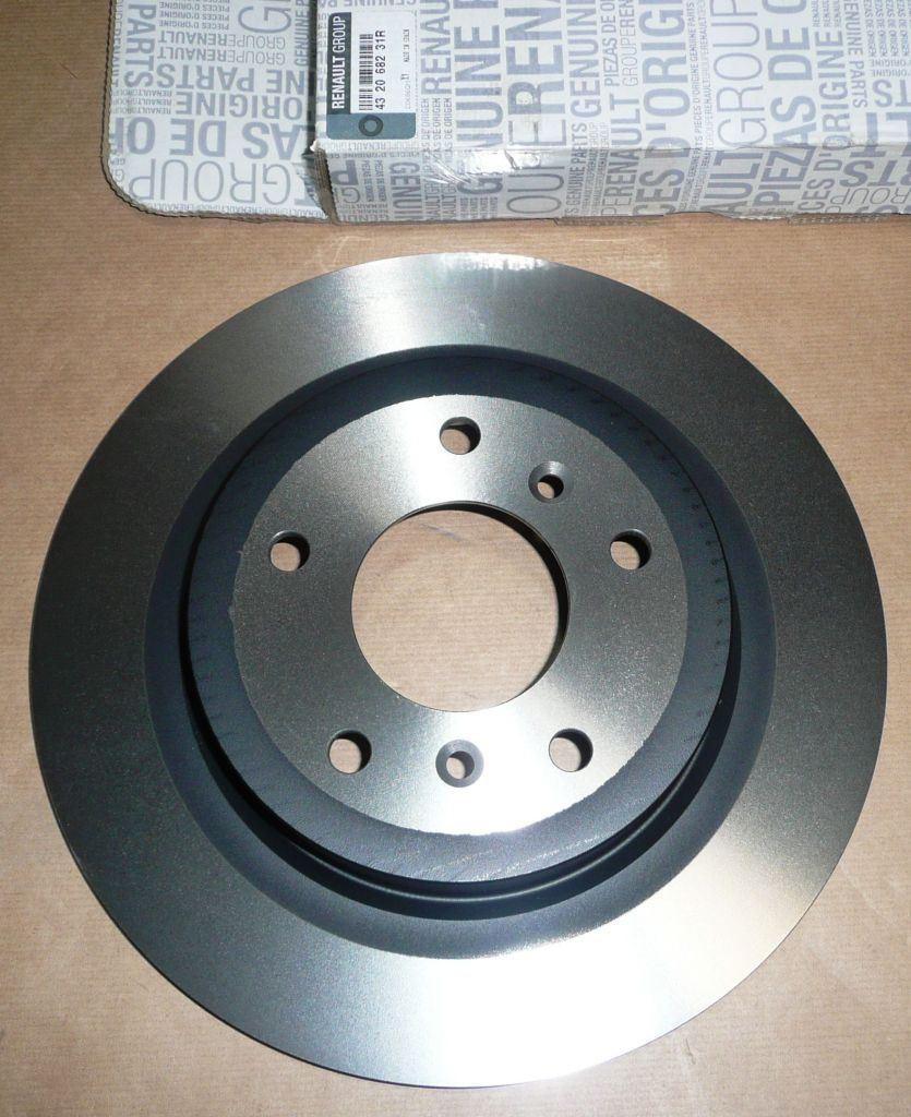DISQUE DE FREIN.RENAULT KADJAR ARRIERE 432068231R.