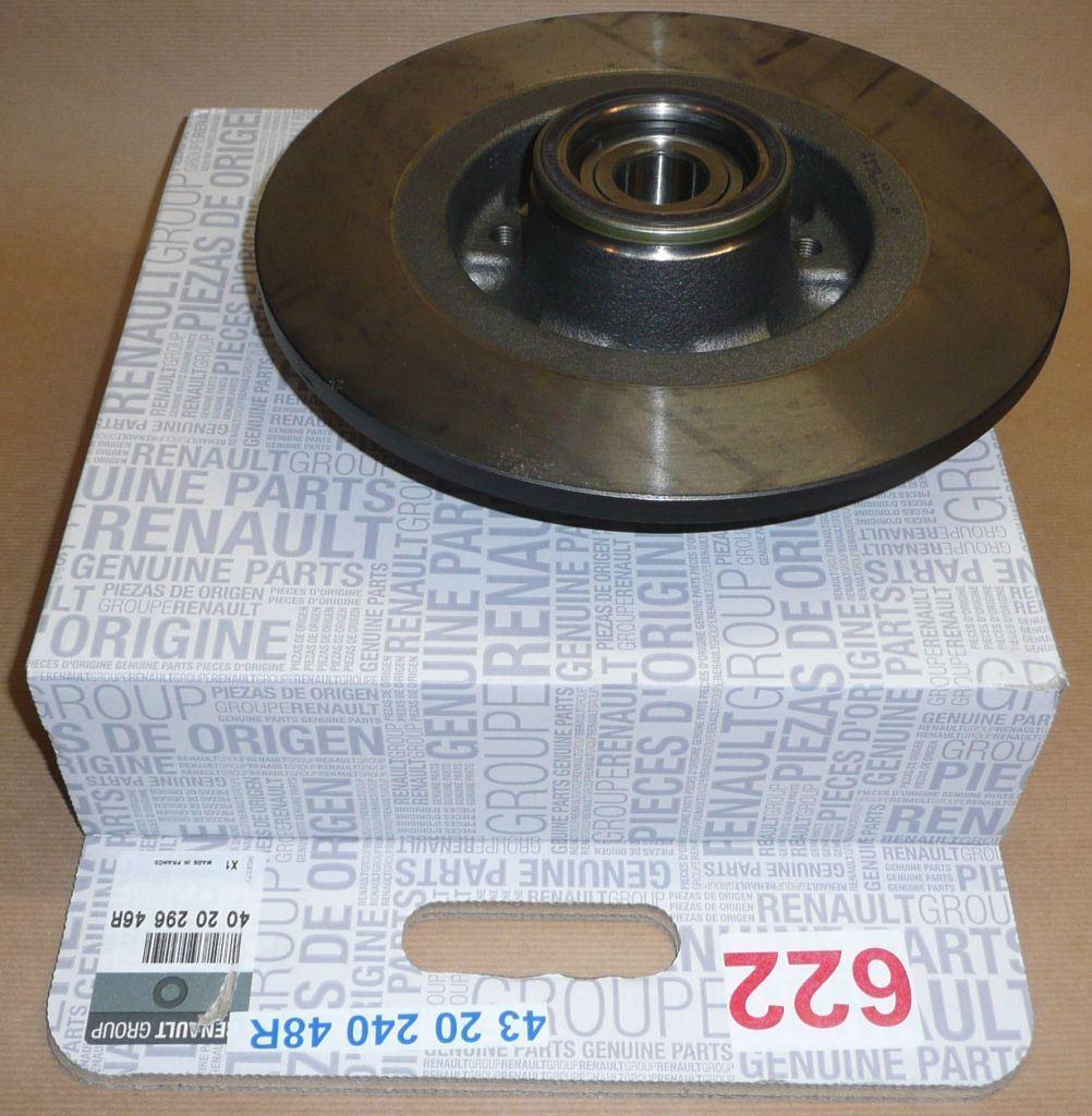 DISQUE DE FREIN.RENAULT SCENIC III ARRIERE 432024048R.