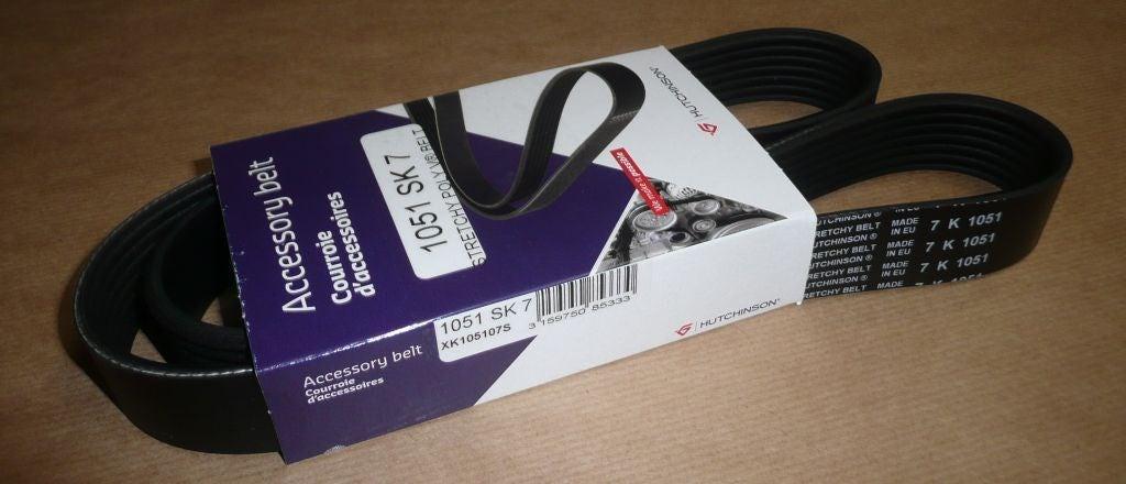 COURROIE TRAPÉZOIDALE.7PK1051 1.6 16V SC 117203168R.