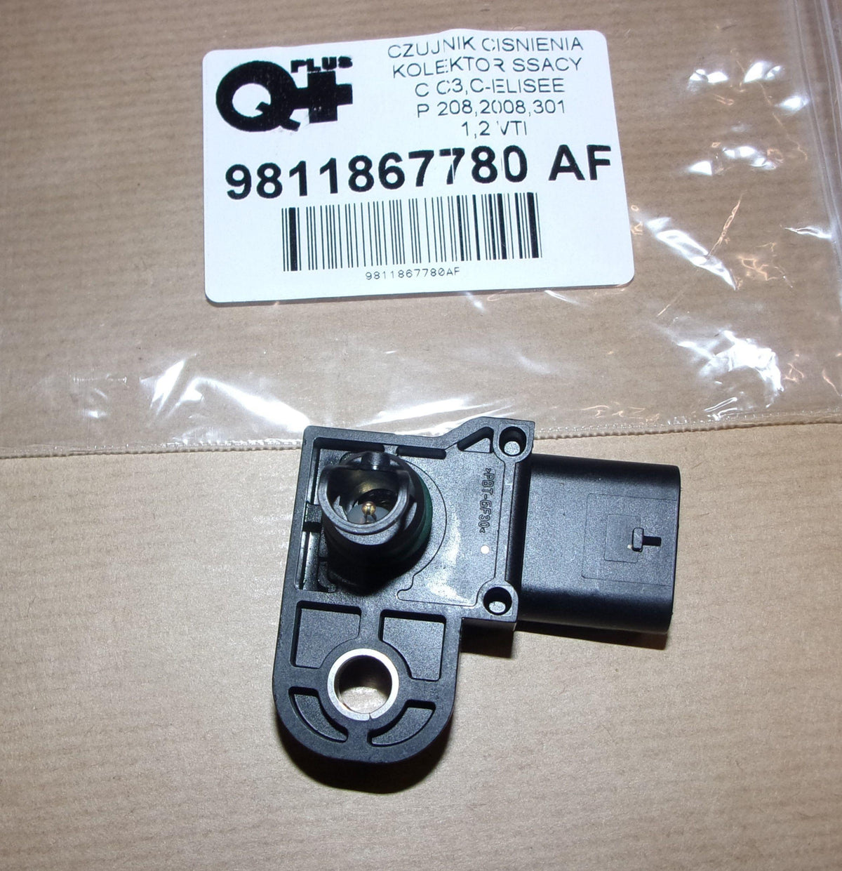 CAPTEUR PRESSION COLLECT INJ.CITROEN C3,PEUGEOT 208 9811867780.