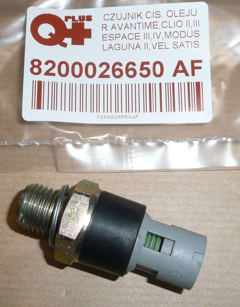 CAPTEUR DE PRESSION D'HUILE RENAULT AVANTIME,M 8200026650.