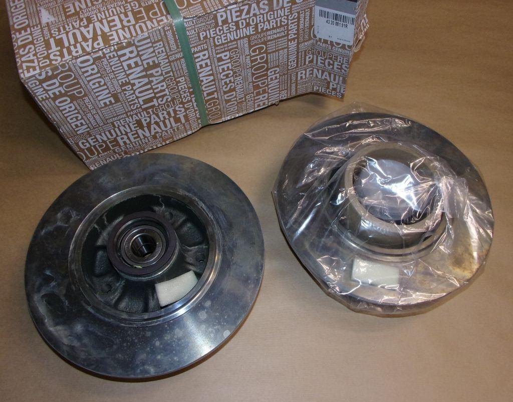DISQUE DE FREIN.RENAULT MEGANE III ARRIERE 432008191R.