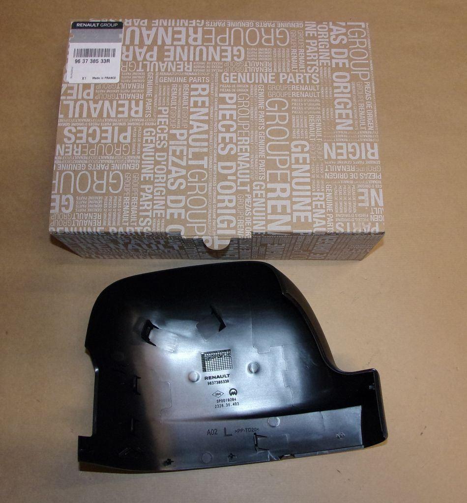 COQUE DE RETROVISEUR RENAULT TRAFIC III GAUCHE 963738533R.