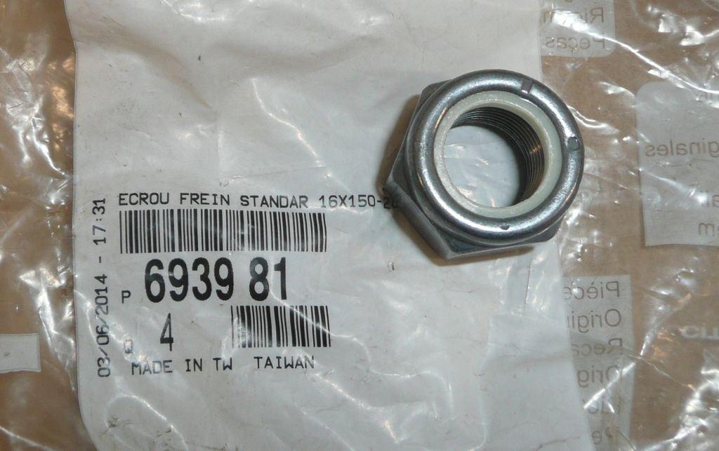 ECROU VIS AMORTISSEUR.CITROEN BERLINGO 6939.81 693981.