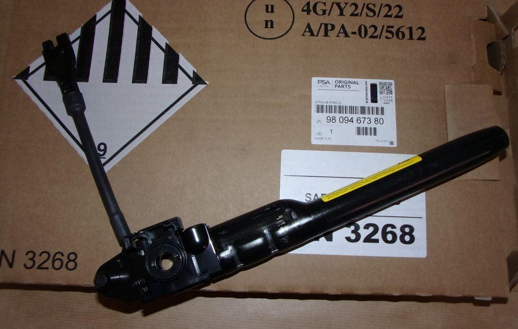 TENDEUR DE CEINTURE DE SÉCURITÉ.PEUGEOT 5008 I 9809467380.