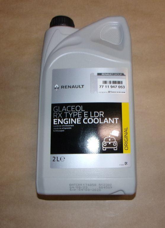 LIQUIDE DE REFROIDISSEMENT GLACEOL RX TY 7711947053.