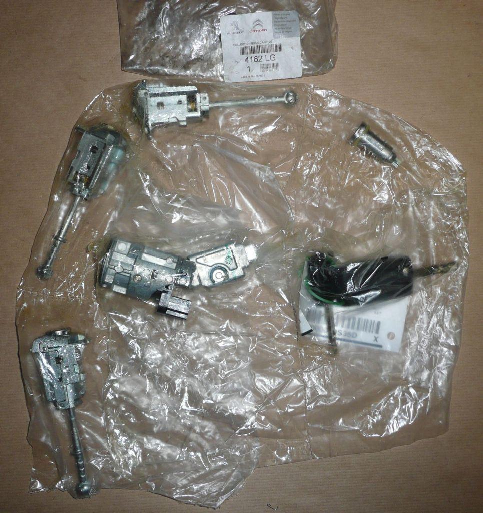 BARILLETS DE PORTES+NEIMAN.PEUGEOT PARTNER,TEP 4162.LG 4162LG.