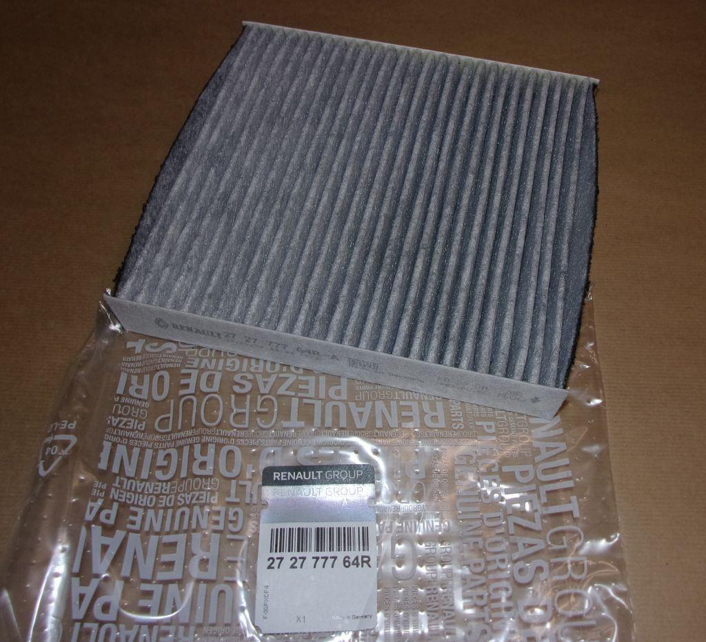 FILTRE D'HABITACLE RENAULT CLIO IV,CAPTUR 272777764R.