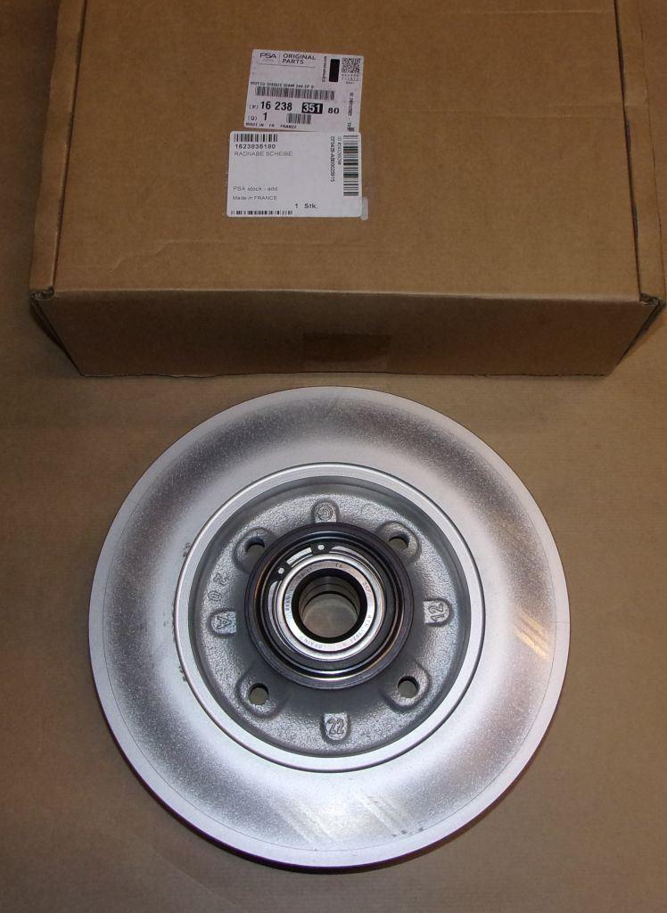 DISQUE DE FREIN.PEUGEOT 208,2008 ARRIERE 1623835180.