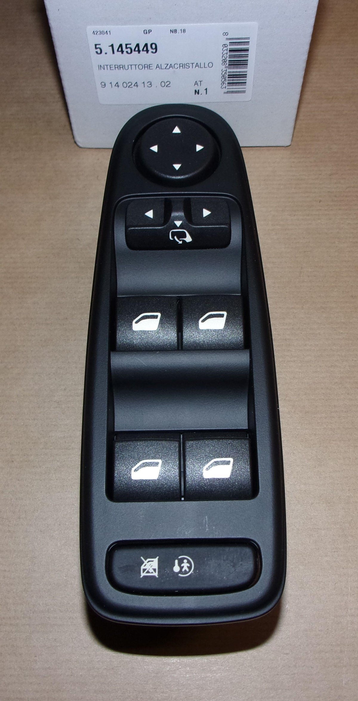 BOUTON LEVE.VITRE CITROEN C4 PICASSO 6554.YH 6554YH.
